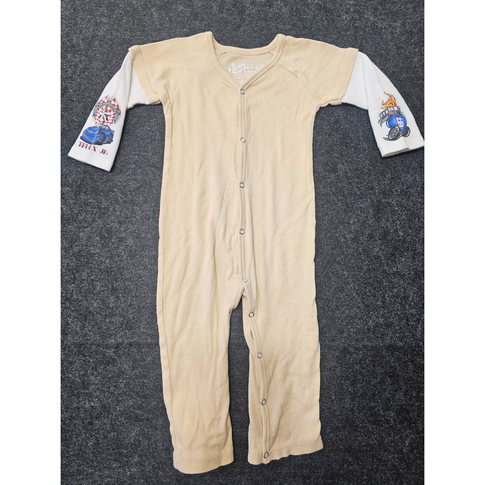 Chase Authentics NASCAR Martin Truex Jr 24M Baby Romper One Piece Cotton